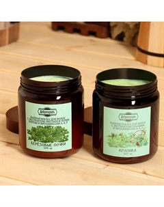 Набор витаминный : маска для волос «Березовые почки», 500 мл + маска для волос «Крапива», 500 мл Добропаровъ