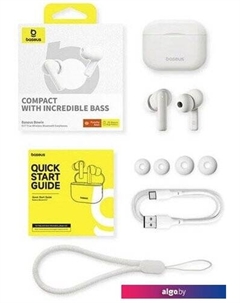 Наушники Bowie E17 (белый) Baseus