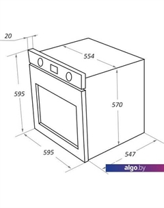 Электрический духовой шкаф EOEH.7611SCB Maunfeld