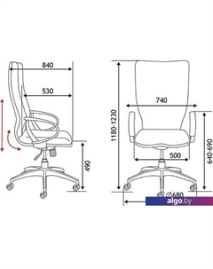 Кресло Президент H-1133-70-5 (слоновая кость) Norden