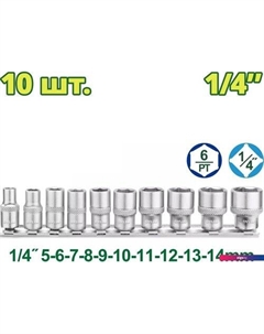 Набор головок слесарных DTST4410 Dyllu