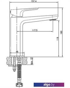 Смеситель Nature 63063 Cersanit