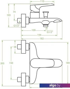 Смеситель Alea BLE 610D Laveo