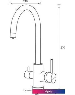 Смеситель Essen 213211-GM (вороненая сталь) Paulmark