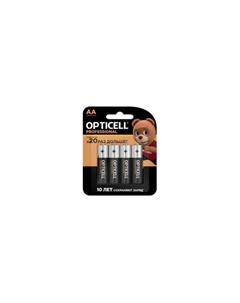 Комплект батареек Opticell Professional AA 5052001