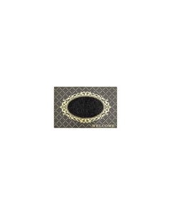 Коврик грязезащитный Tekstil Pvc Mat 45x70-MIRROR-GOLD-PVCMat Akuteks
