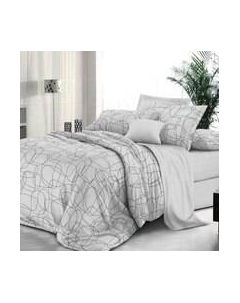 Комплект постельного белья Alleri Поплин Luxe Семейный / П-195