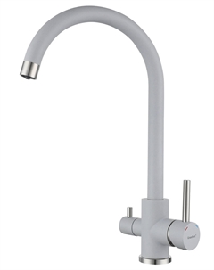 Смеситель GRANFEST QUARZ для кухни GF-Z5420 серый Granfest