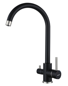 Смеситель GRANFEST QUARZ для кухни GF-Z5420 черный Granfest