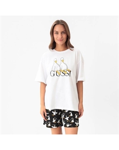 Пижама женская (футболка, шорты) Gussi, размер 48-50 Kaftan