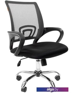 Кресло 696 Chrome (черный/серый) Chairman