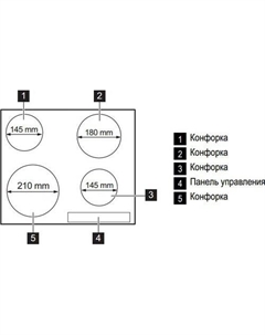 Варочная панель EHF6240XXK Electrolux
