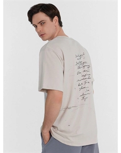 Футболка мужская бежевая из коллекции "беловежская пуща" Mark formelle