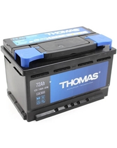 Автомобильный аккумулятор 72 Ah 740A R+ 00032937 Thomas