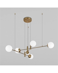 Светильник подвесной (M) 6х60Вт E27 латунь 70146/6 Eurosvet