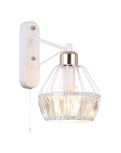 Светильник настенный (бра) 60Вт E14 белый 70075/1 Eurosvet