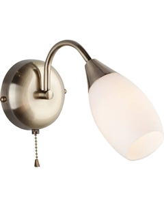 Светильник настенный (бра) 40Вт E14 античная бронза 30280/1 Eurosvet