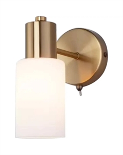 Светильник настенный (бра) 60Вт E14 латунь 70160/1 Eurosvet