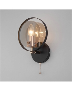 Светильник настенный (бра) 60Вт E14 черный 70121/1 Eurosvet