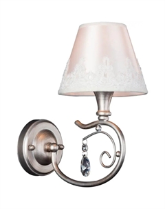 Светильник настенный (бра) 40Вт E14 серебро 60069/1 Eurosvet