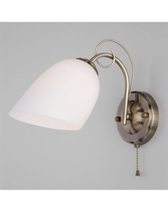 Светильник настенный (бра) 60Вт E27 античная бронза 30107/1 Eurosvet