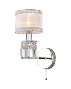 Светильник настенный (бра) 40Вт E14 хром 10099/1 Eurosvet