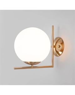 Светильник настенный (бра) 60Вт E27 латунь 70153/1 Eurosvet