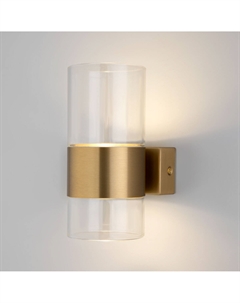 Светильник настенный (бра) 6Вт 4200К латунь/прозрачный 40021/1 Eurosvet