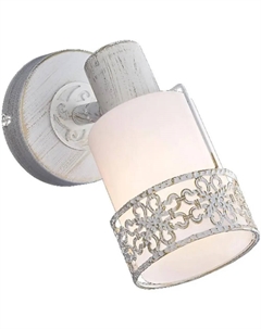 Светильник настенный (бра) 40Вт E14 золото с белым 20025/1 Eurosvet