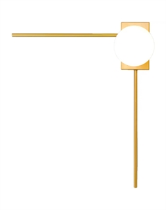 Светильник настенный (бра) 60Вт E14 золото 40035/1 Eurosvet