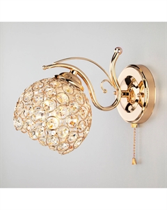 Светильник настенный (бра) 60Вт E27 золото 7777/1 Eurosvet