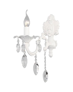 Светильник настенный (бра) 60Вт E14 белый 10108/1 Eurosvet