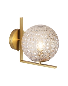 Светильник настенный (бра) 60Вт E14 латунь 70131/1 Eurosvet