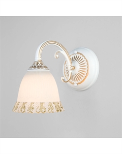 Светильник настенный (бра) 60Вт E27 белый с золотом 60107/1 Eurosvet