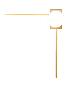 Светильник настенный (бра) 60Вт E14 латунь 40035/1 Eurosvet