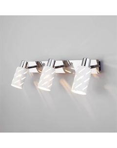 Светильник настенный (бра) 3х40Вт E14 белый / хром 20090/3 Eurosvet