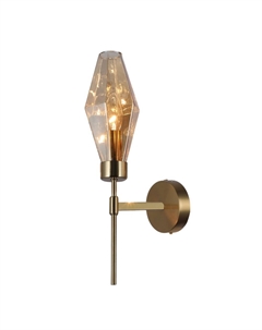 Светильник настенный (бра) 60Вт E14 латунь 60143/1 Eurosvet