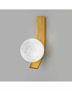 Светильник настенный (бра) 9Вт G9 латунь 40019/1 Eurosvet