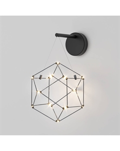 Светильник настенный (бра) 6Вт 3000К черный жемчуг 90310/1 Eurosvet