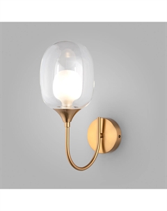 Светильник настенный (бра) 25Вт G9 латунь 70218/1 Eurosvet