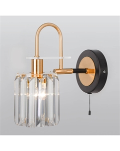 Светильник настенный (бра) 60Вт E14 черный 70090/1 Eurosvet