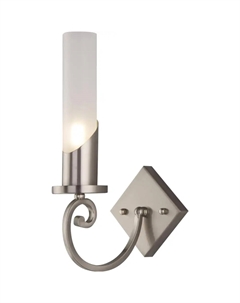 Светильник настенный (бра) 60Вт E14 никель 60117/1 Eurosvet