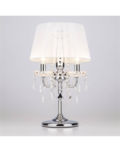 Светильник настольный 3х40Вт E14 хром / белый 2045/3T Eurosvet