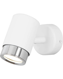 Светильник настенный (бра) 35Вт GU10 белый 20124/1 Eurosvet