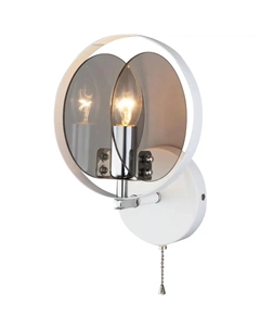 Светильник настенный (бра) 60Вт E14 белый 70121/1 Eurosvet