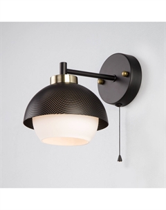 Светильник настенный (бра) 60Вт E27 черный 70106/1 Eurosvet