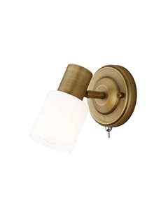 Светильник настенный (бра) 40Вт E27 бронза 20089/1 Eurosvet