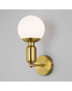 Светильник настенный (бра) 60Вт E27 латунь 50251/1 Eurosvet