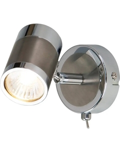 Светильник настенный (бра) 50Вт GU10 перламутровый сатин 20058/1 Eurosvet