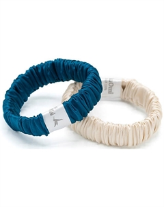 Комплект резинок для волос из натурального шёлка "DUO-15х15" Maomi